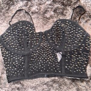 Garage rhinestone top